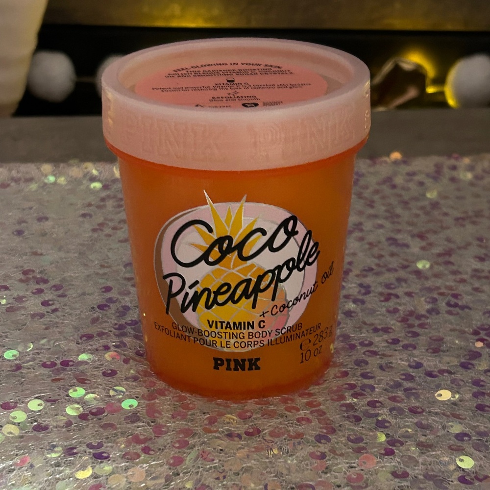 Pink Victoria’s Secret Coco Pineapple Body Scrub